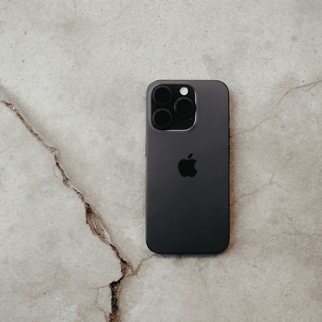 The scene is set indoors with a cracked concrete surface forming the backdrop.